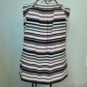 Tommy Holfiger Striped Sleeveles Blouse